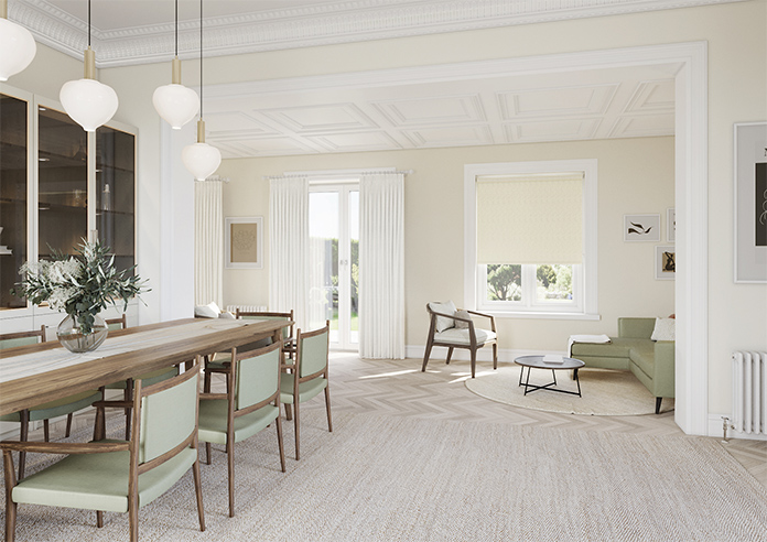 Perla, Egg Shell - Twist&Fit Roller Blind - Image 7